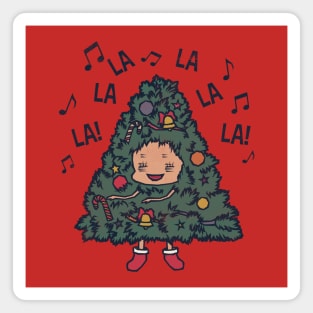 Christmas Tree Charmy La La La Magnet